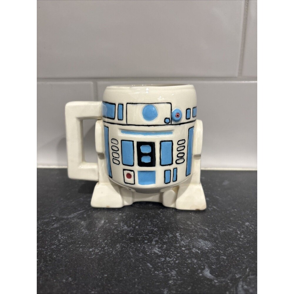 Vintage 1970s R2-D2 Star Wars Hand-Painted Mug “DJB-79”